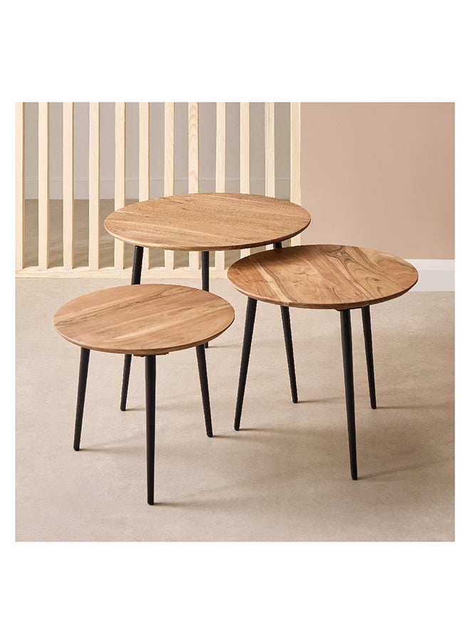 Home Box - Lack Solid Wood Nesting Table 60 x 45 x 60 cm - Image 1