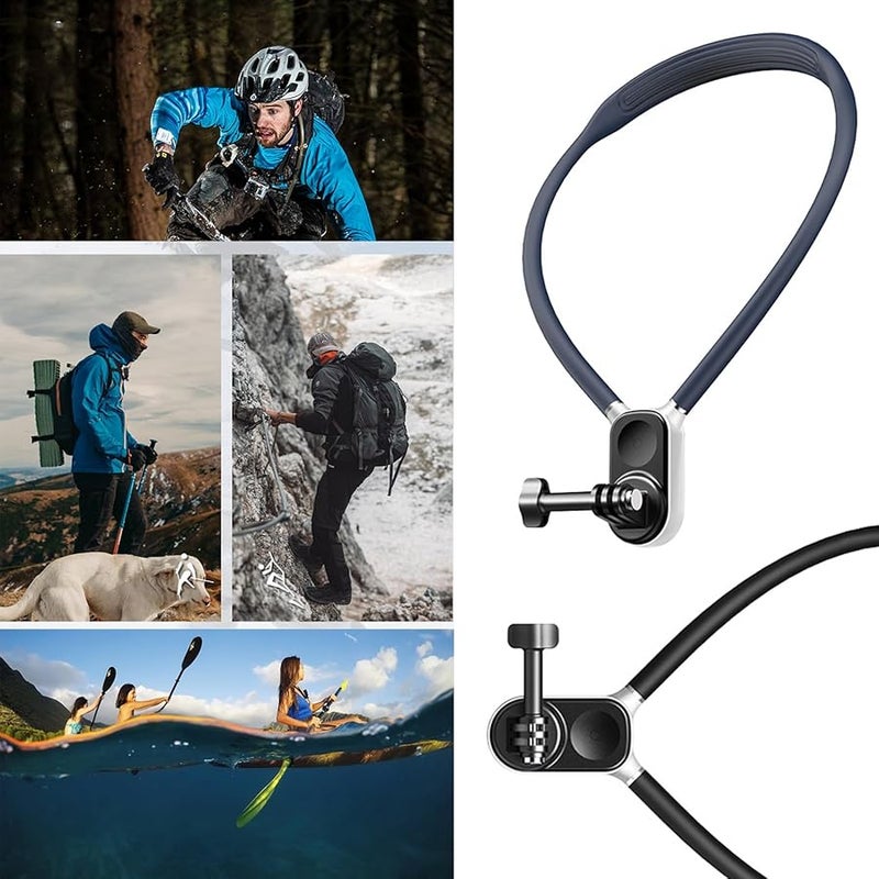 Starlight Color Wearable Bendable Neck Mount Holder for Action Camera Pocket 3 - Image 1