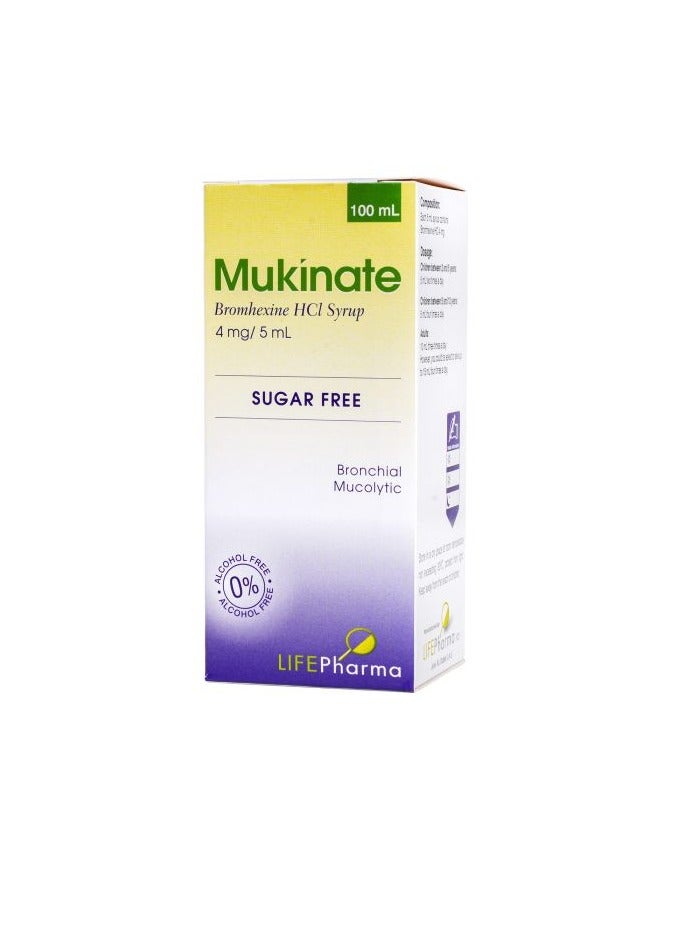Mukinate 4Mg Syrup 100Ml