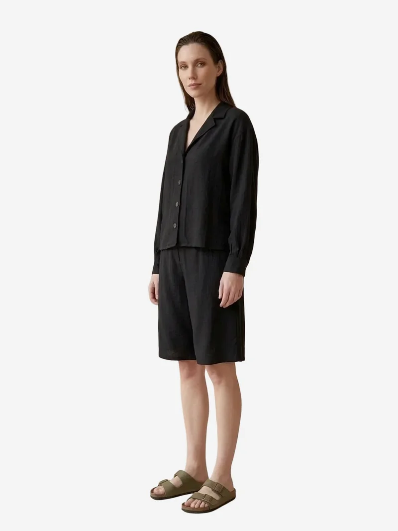 MY FASHION MY FASHION Cotton Poplin Shirt and Shorts Set