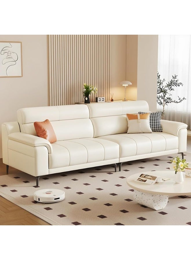 Comfynest أريكة قياسية حديثة بإطار من خشب الصنوبر مع وسائد إسفنجية  - Image 1