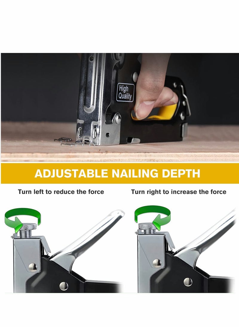 Generic 3-in-1 Staple Gun, Nailer Gun with 3000 Staples and Stapler Remover, Manual Stapler, Heavy Duty Staple Kit for Upholstery, DIY, Fixing Material, Decoration, Carpentry, Furniture  - Image 5