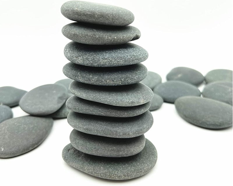 Lifetop 50 PCS Rocks Bulk for Painting, 2"-3" Natural River DIY Flat & Smooth Kindness Stones for Crafts, Decoration, Medium Rocks for Painting,Hand Picked - Image 3