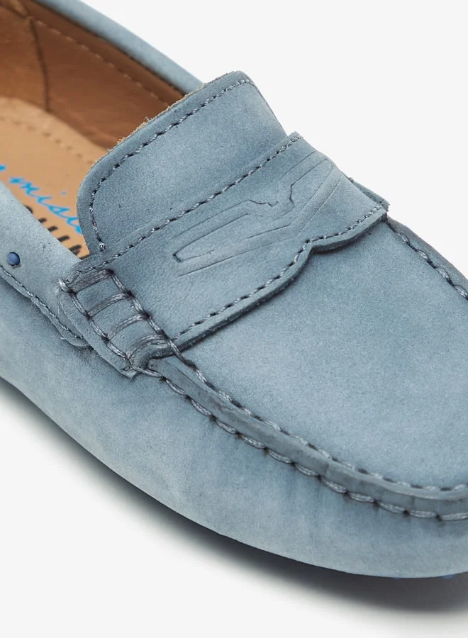 سيد دوتشيني Boys Solid Slip-On Mocassin