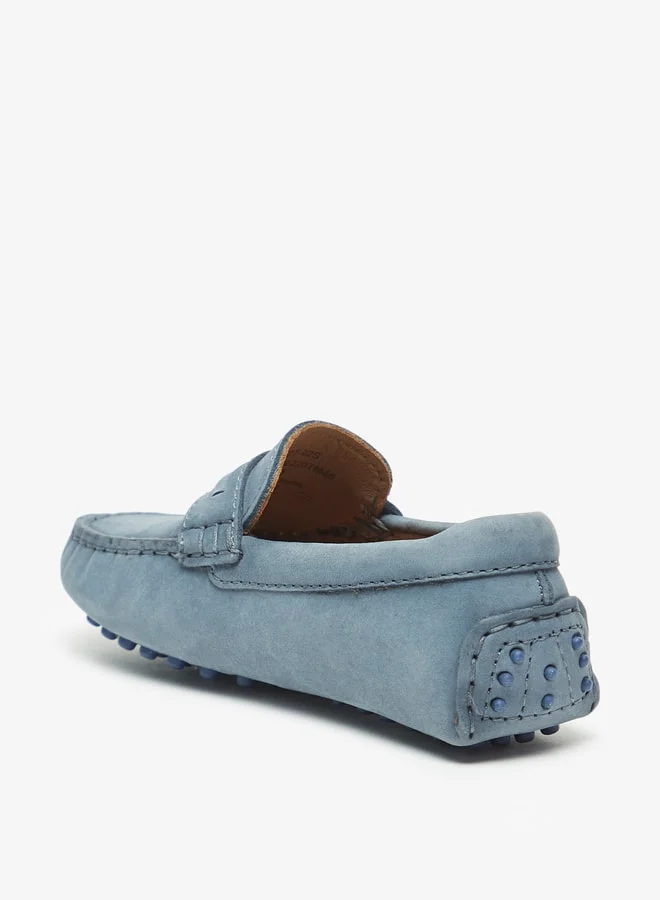 سيد دوتشيني Boys Solid Slip-On Mocassin
