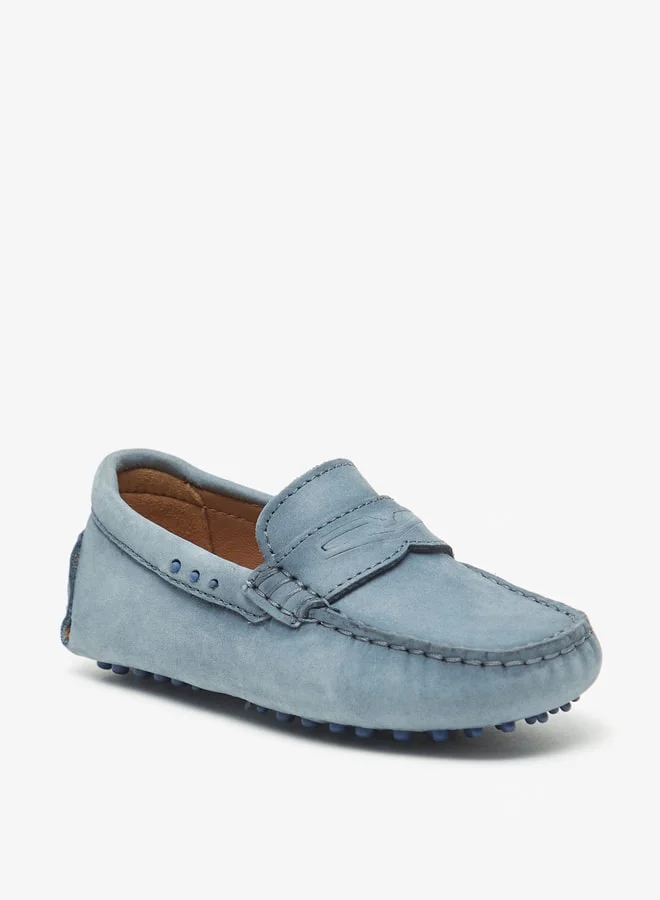 سيد دوتشيني Boys Solid Slip-On Mocassin