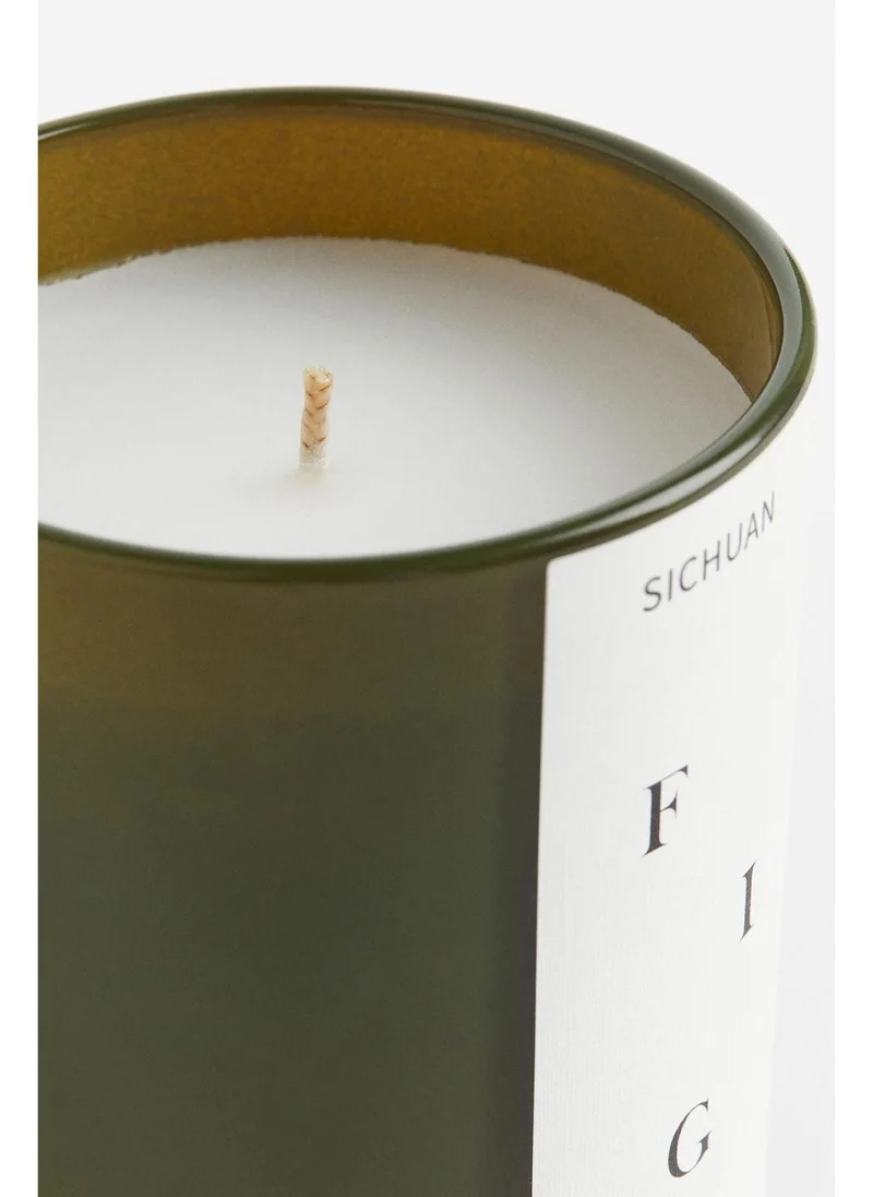 H&M Scented candle in a glass holder