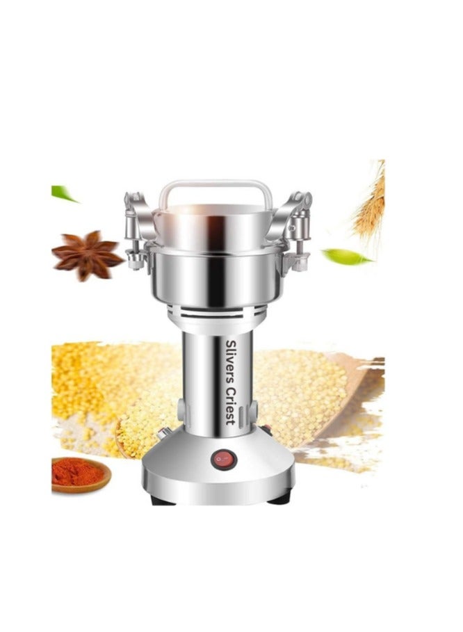 Sliver Criest Premium Stainless Steel Spice Grinder – High-Speed 150g Electric Mill | Powerful, Fine Grinding for Spices, Herbs, Arabic Coffee, Masala & Nuts | Large Capacity for Home & Commercial Use  - Image 1