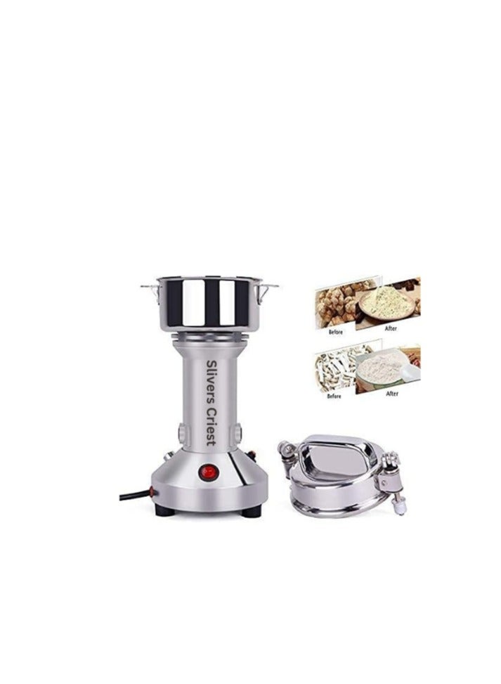 Sliver Criest Premium Stainless Steel Spice Grinder – High-Speed 150g Electric Mill | Powerful, Fine Grinding for Spices, Herbs, Arabic Coffee, Masala & Nuts | Large Capacity for Home & Commercial Use  - Image 2