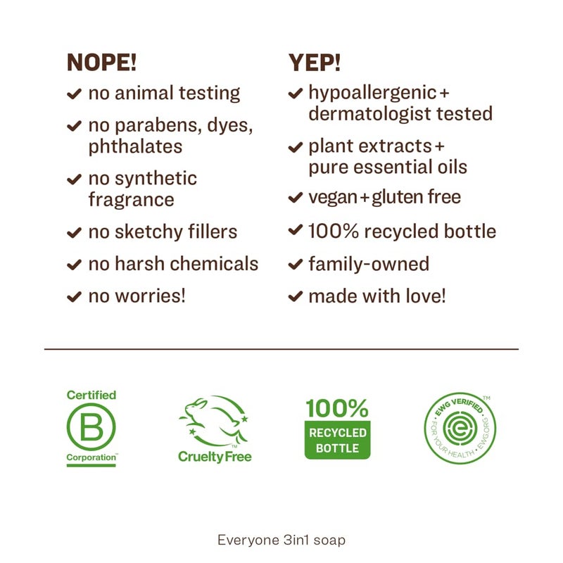 Everyone Vanilla & Lavender 3 In 1 Soap, 32 FZ - Image 3