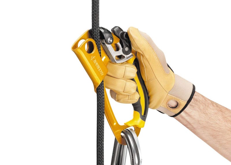PETZL Ascension Ascender - Ergonomic Handled Rope Ascender for Climbing and Rigging - Yellow - Right - Image 5