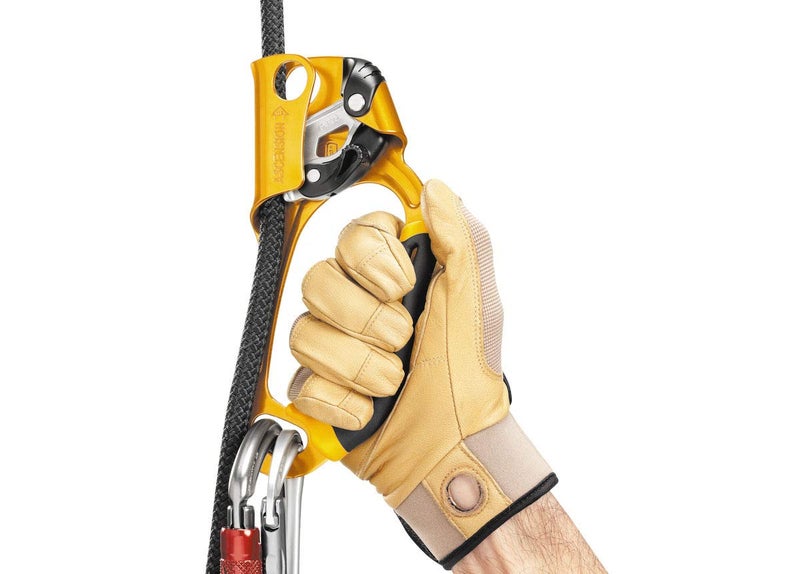 PETZL Ascension Ascender - Ergonomic Handled Rope Ascender for Climbing and Rigging - Yellow - Right - Image 3