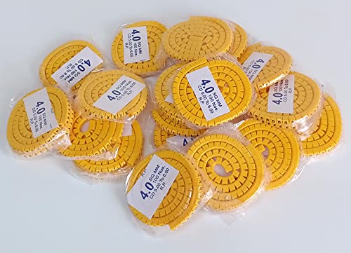 PVC Ferrules Alphabet AZ Cable 4mm  - Image 3