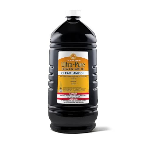 Lamplight Ultra-Pure Liquid Paraffin Lamp Oil – 1 Gallon (128 oz) – Smokeless, Sootless & Odorless for Indoor Use – Clean-Burning Oil for Lamps, Lanterns & Emergency Preparedness - Image 5