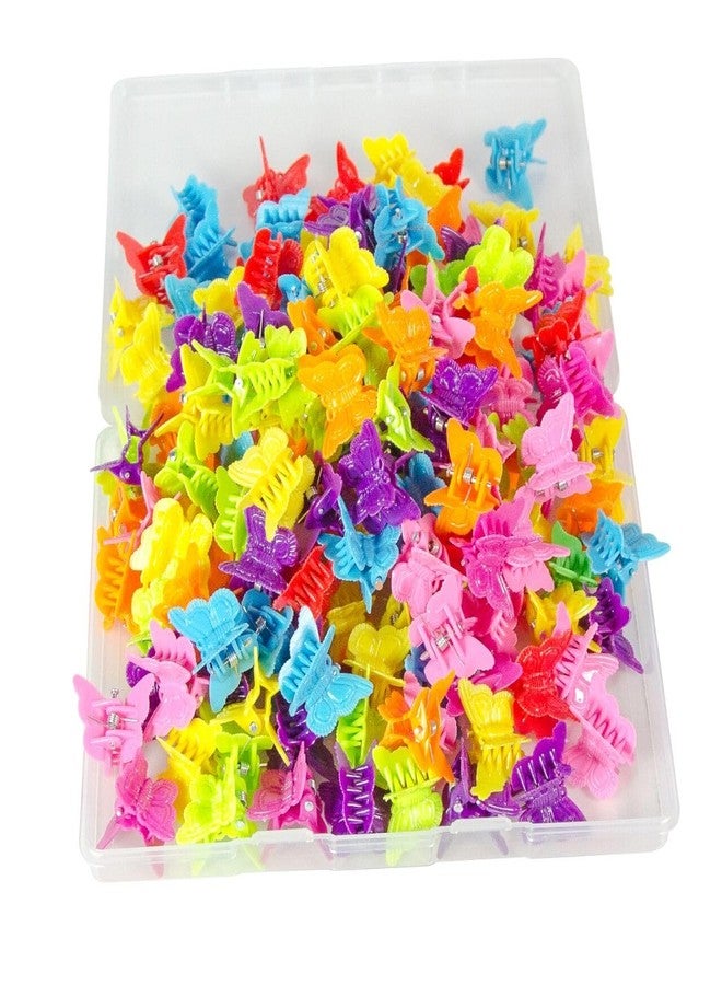 XIEHE 50 Packs Assorted Color Butterfly Hair Clips, Beautiful Mini Butterfly Hair Clips Hair Accessories for Women and Girls (50 pcs Random Colour) - Image 5