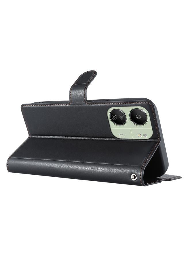 S-TOP Case For Redmi 13C Voltage Ultra-thin Dot Leather Phone Case - Image 4