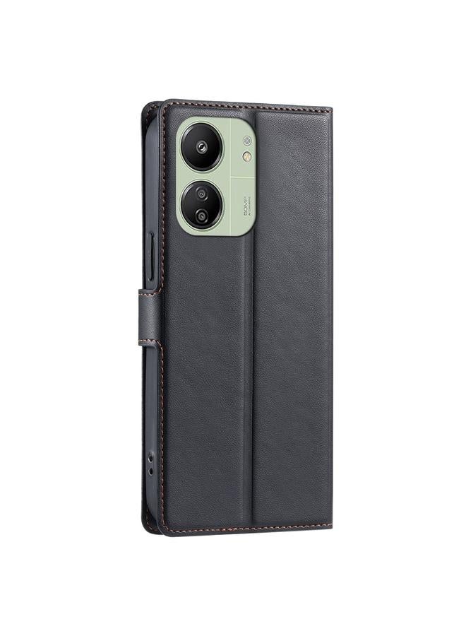 S-TOP Case For Redmi 13C Voltage Ultra-thin Dot Leather Phone Case - Image 3