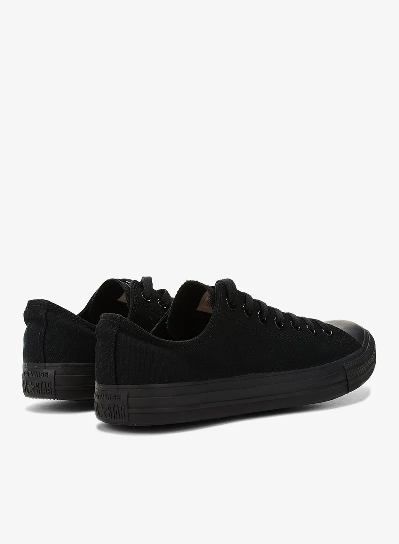 CONVERSE Black Chuck Taylor All Star Monochrome Low-Top Unisex Shoe  | Best Price UAE