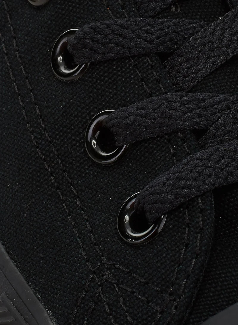 CONVERSE Black Chuck Taylor All Star Monochrome Low-Top Unisex Shoe  | Best Price UAE