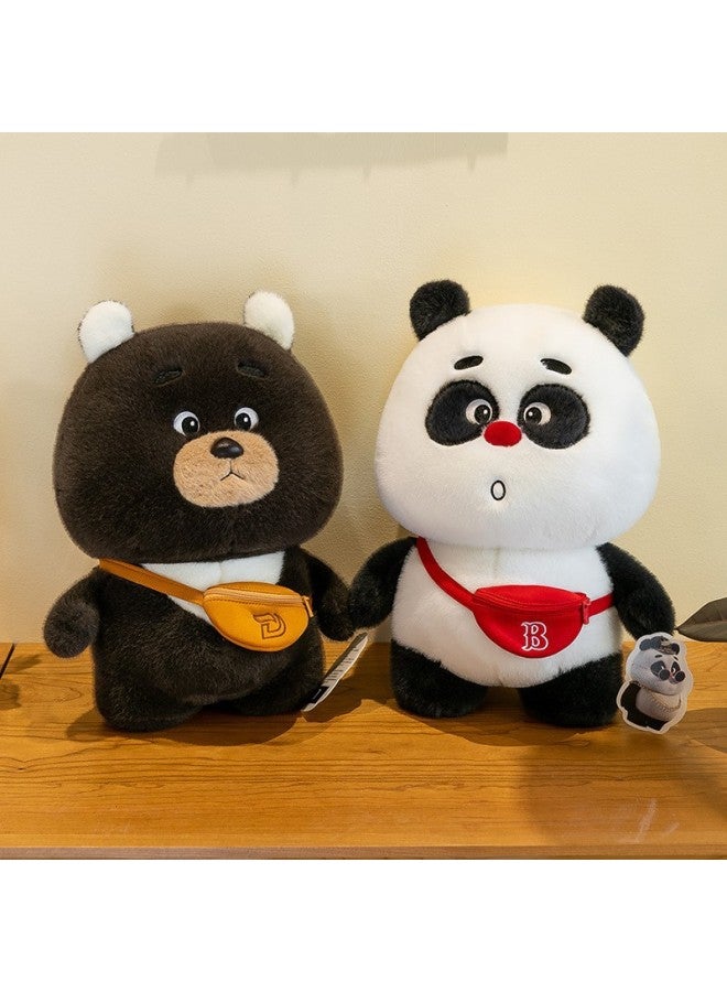 Wedding Toss Doll Doll Eight-inch Grasping Machine Activity Small Wedding Gift Doll Plush Toy Holder Doll Machine-Color:Backpack Bear 24cm-Height:24-30cm Color Random - Image 1