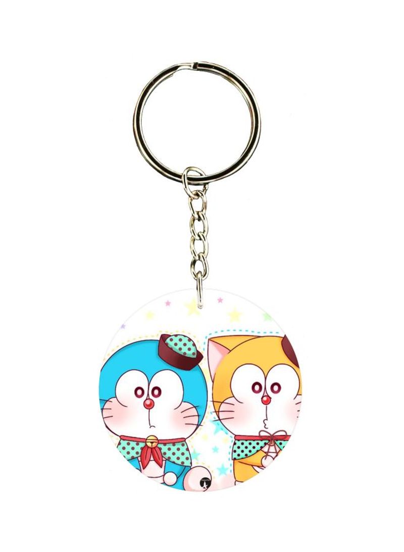 RKN Doremon Printed Keychain