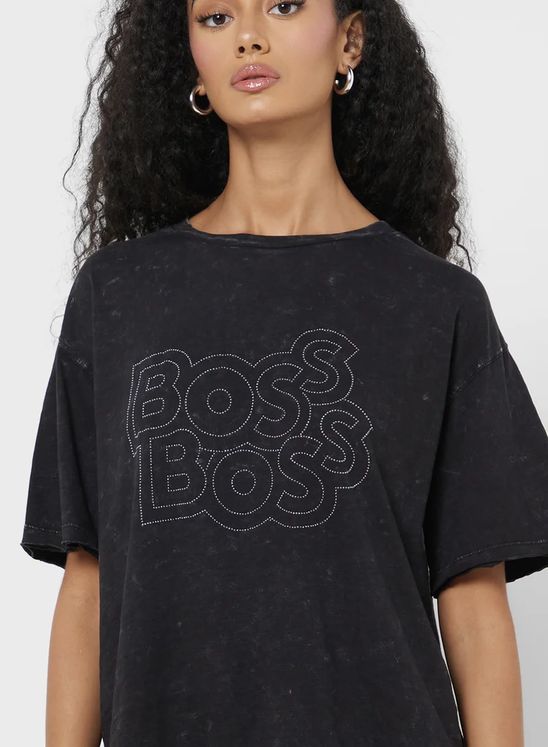 بوس Crew Neck T-Shirt