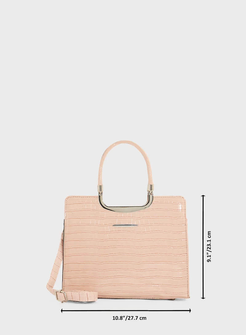ايلا Croc Effect Satchel