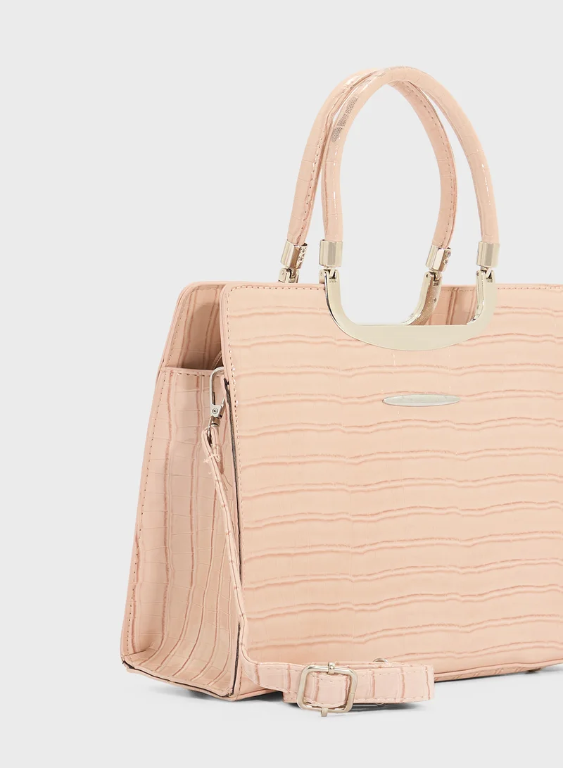 ايلا Croc Effect Satchel