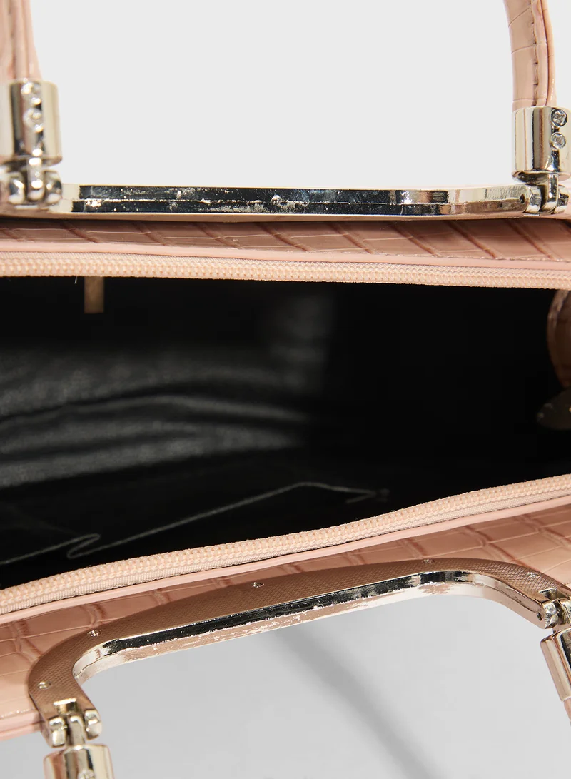 ايلا Croc Effect Satchel