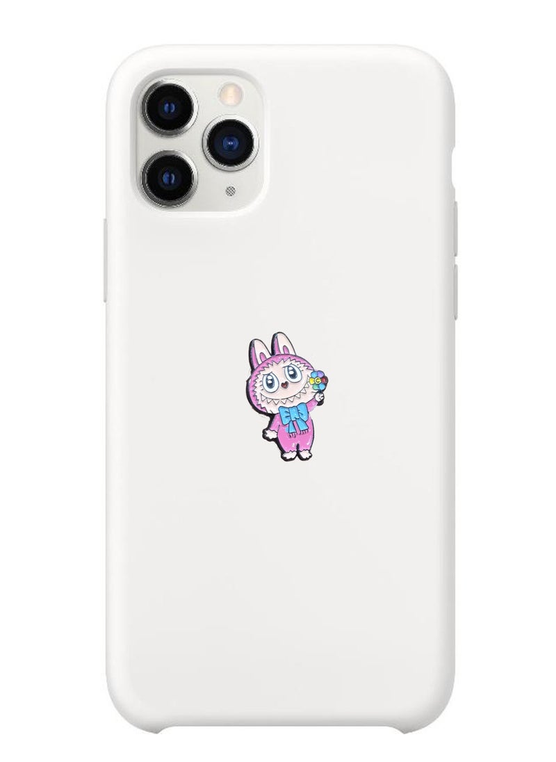 LABUBU 3 Pieces Random Metal Labubu Mobile Laptop or Any Smooth Surface Sticker  - Image 3