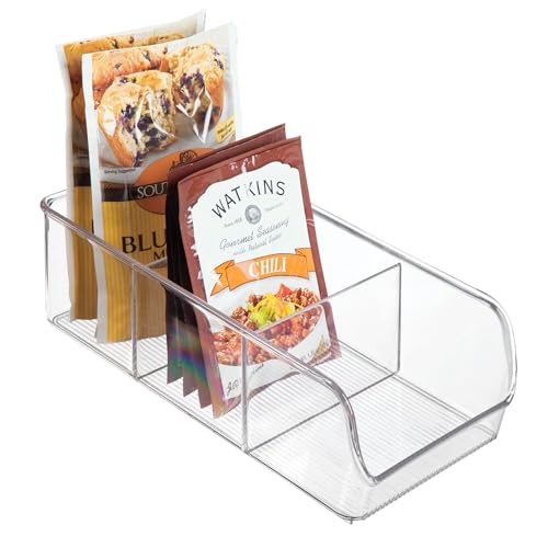 InterDesign Linus Kitchen Pantry Refrigerator Freezer Storage Container Clear