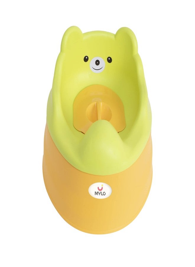 Mylo Essentials Mylo 2-in-1 Potty Training Seat for 6 Months+ Child with Detachable Potty Bowl and Adaptable Potty Seat (Green & Yellow) - Image 1