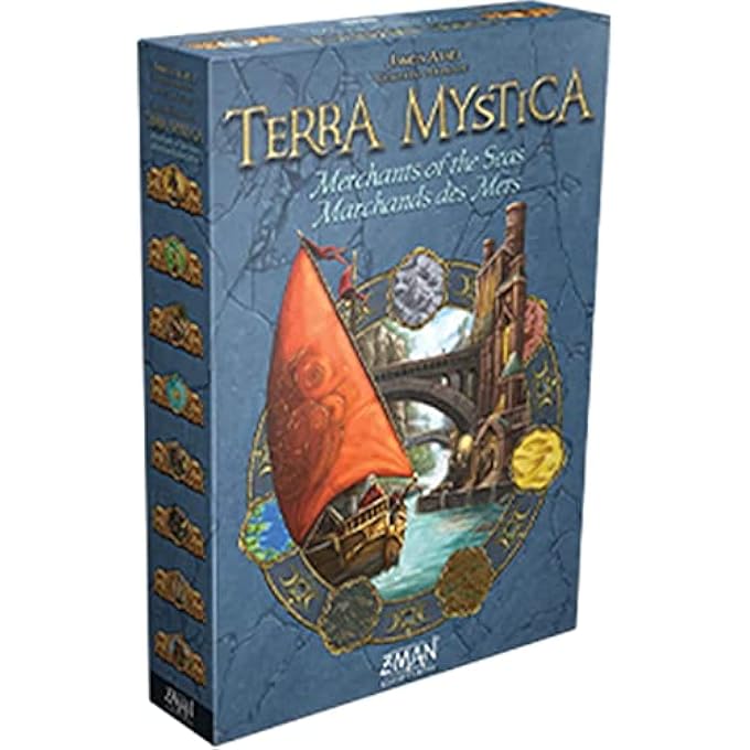 Capstone Games ألعاب التتويج: Terra Mystica: توسيع لعبة Merchants of The Seas Strategy Board ، 2-5 لاعبين ، الأعمار 14+ ، 120 دقيقة لعب - Image 1