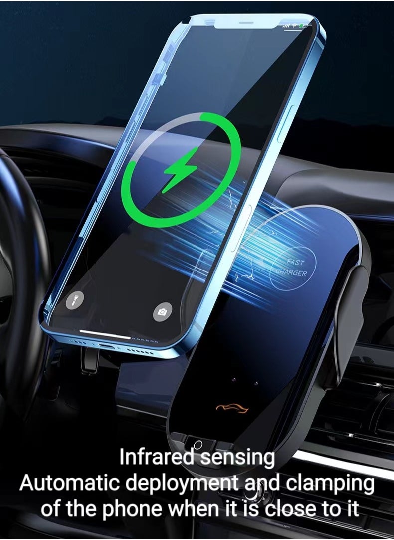 Intelligent Induction Automatically Opens And Closes The Car  Phone Holder 15W Wireless Charging Compatible With Android And iPhone - pzsku/Z8AB37AEF011FA96B75FFZ/45/_/1722102356/9e9f60dc-4fbd-445e-82ac-7110eacc5140