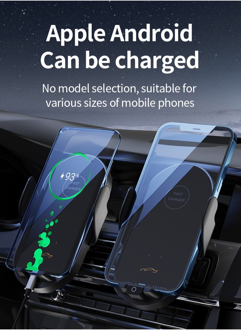 Intelligent Induction Automatically Opens And Closes The Car  Phone Holder 15W Wireless Charging Compatible With Android And iPhone - pzsku/Z8AB37AEF011FA96B75FFZ/45/_/1722102729/e30044f1-95f3-4144-bebb-bf6d6fdf2846