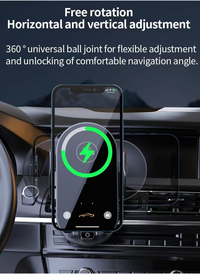 Intelligent Induction Automatically Opens And Closes The Car  Phone Holder 15W Wireless Charging Compatible With Android And iPhone - pzsku/Z8AB37AEF011FA96B75FFZ/45/_/1722102800/2768cb31-ff25-46d8-9daa-c2f594598719