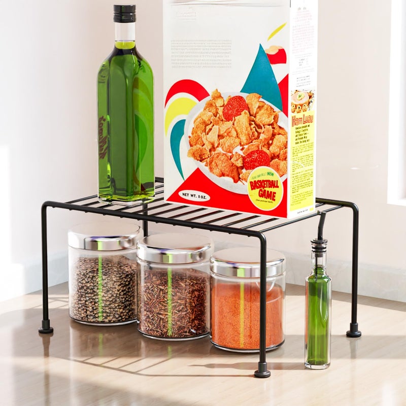 WonderStand RACKO (Set of 1) | GI Steel Multipurpose Dish Rack Shelf Divider for Kitchen Cabinets/Plate Stand/Utensil Rack - Image 4