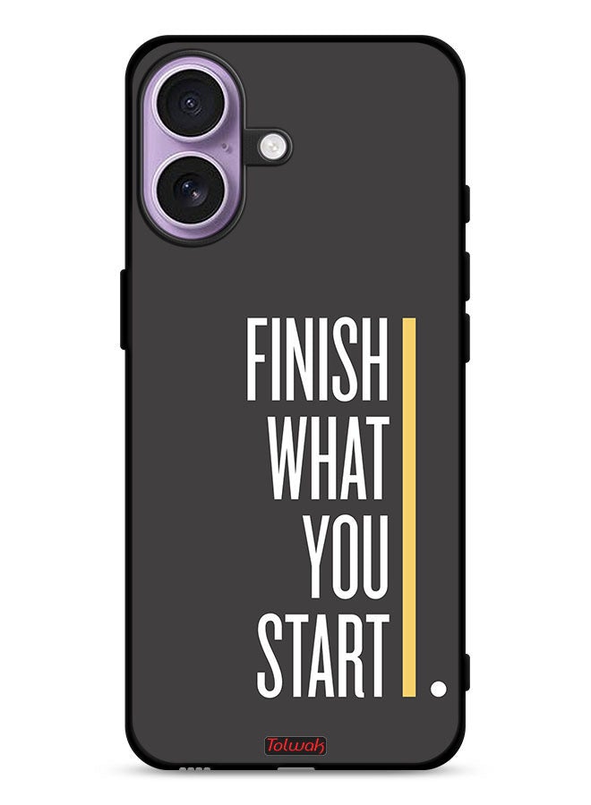 Tolwak Apple iPhone 17 Protective Case Cover Finish What You Start - Image 1