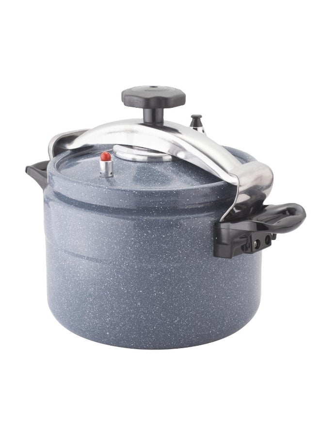 Tradeo 9L Granite Pressure Cooker, Induction Base, Heavy Duty Aluminium, Fast Cooking, Safety Lock Lid - Image 1