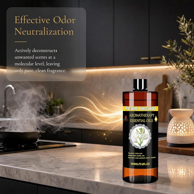 Elitzia Essential Oils for Essential Oil Diffuser Humidifier Natural Aromatherapy Rose Plant Extracts Pure Aroma Essential Oil Floral Fragrance Women Stress Relief Relax 500ML Home Use ET500EO2 - Image 3