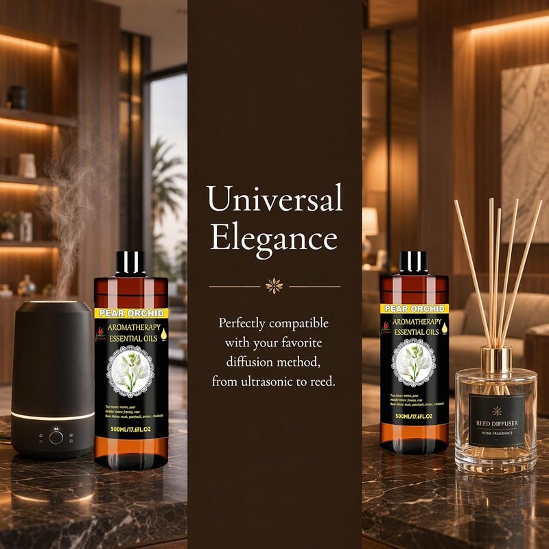 Elitzia Essential Oils for Essential Oil Diffuser Humidifier Natural Aromatherapy Rose Plant Extracts Pure Aroma Essential Oil Floral Fragrance Women Stress Relief Relax 500ML Home Use ET500EO2 - Image 4
