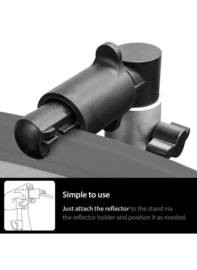LimoStudio Photo Video Photography Studio Reflector Disc Holder Clip For Light Stand Agg1411  - Image 2