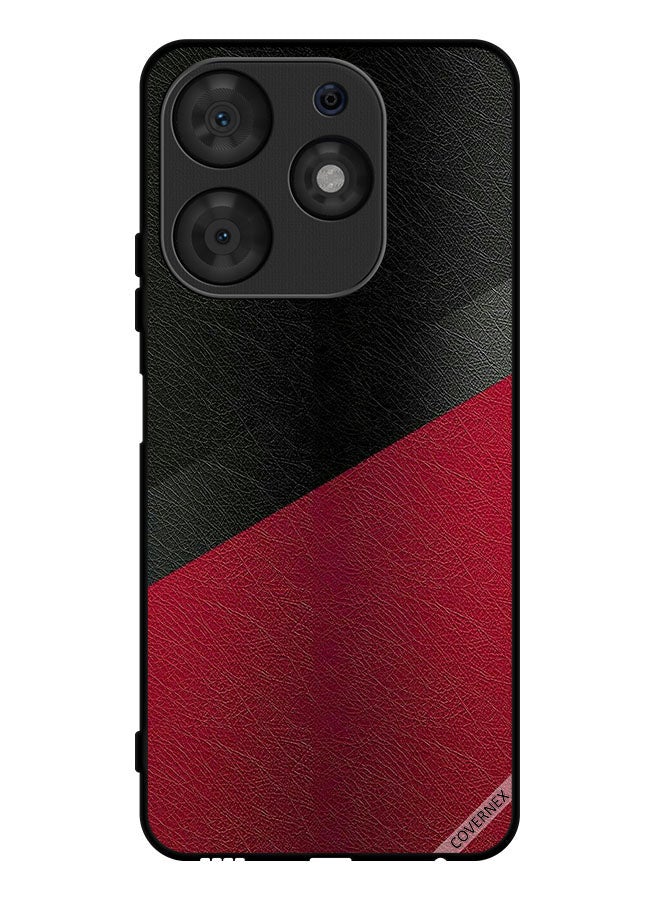 Covernex Protective Case Cover For Tecno Spark 10 Pro Leather Pattern - Image 1