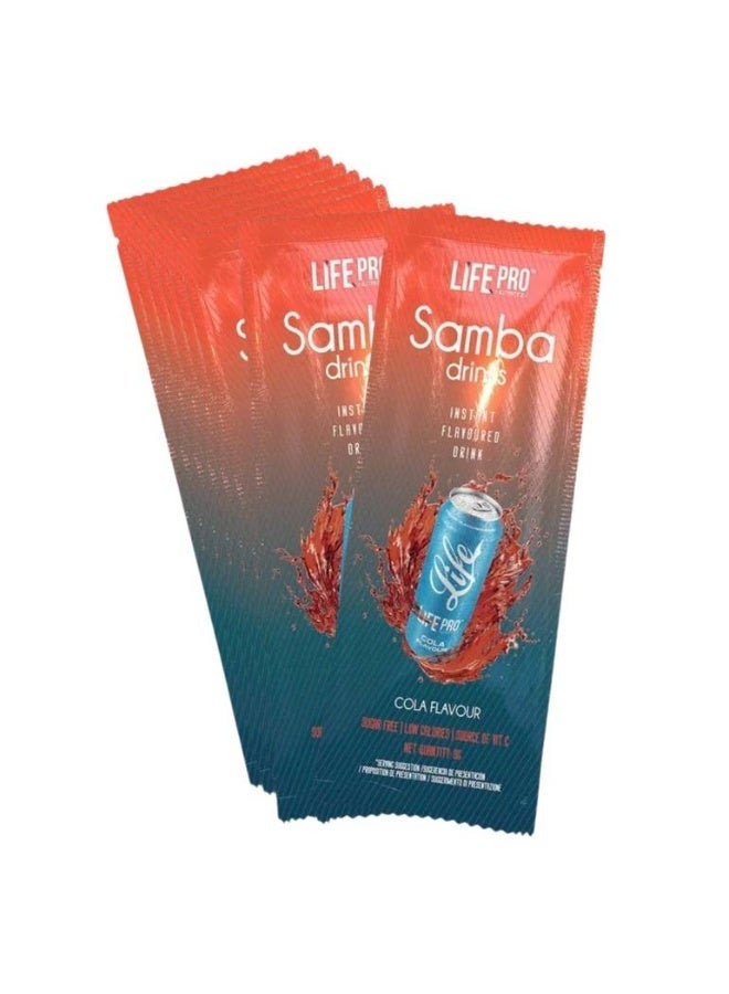 Life Pro Samba Cola Flavor Water Life Pro Nutrition 12 sachets - Image 1