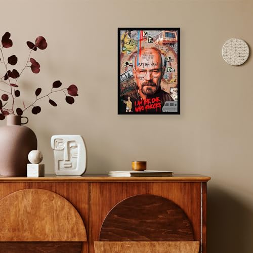 CodersParadise Wooden Heisenberg Wall Poster Frame – 8×12" (A4 Size) Premium Hanging Art Frame | Stylish Wall Decor for Bedroom, Living Room & Home Aesthetic - Image 5