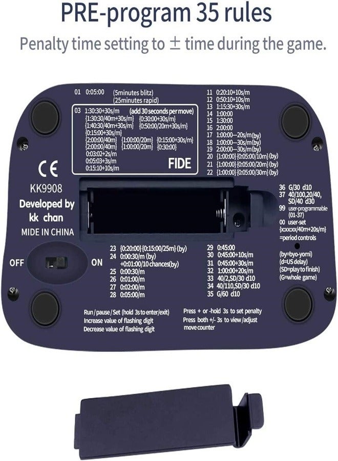 Star LEAP 9908 DIGITAL CHESS CLOCK - Image 5
