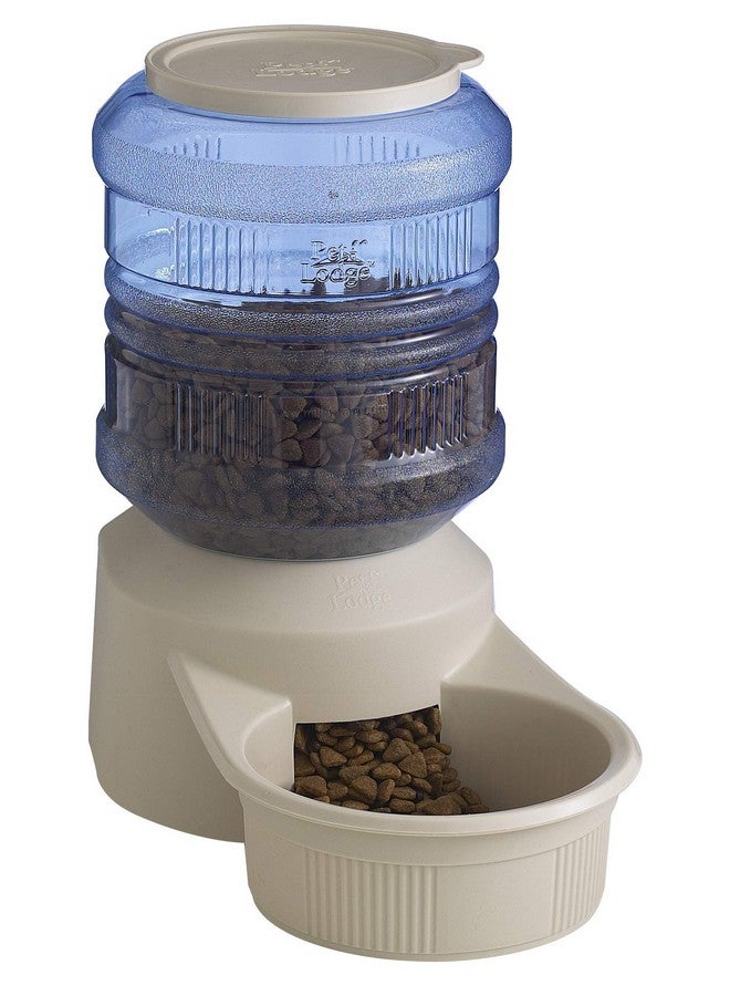 ليتل جايانت بيت لودج® تشاو تاور ديلوكس | وحدة تغذية أوتوماتيكية للحيوانات الأليفة | موزع طعام جاف أوتوماتيكي | ٣ أرطال - Image 2