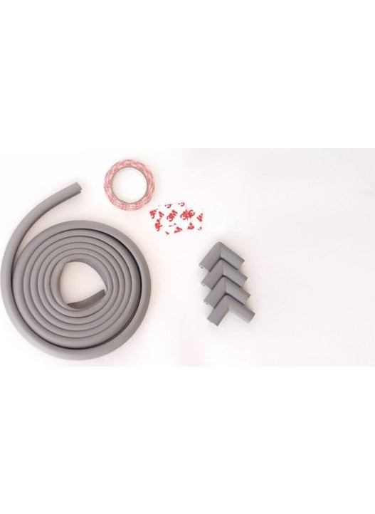 Agubugu Baby - Slim (Thin) Rubber Edge + Corner Protector Set Gray  - Image 1