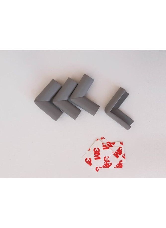 Agubugu Baby - Slim (Thin) Rubber Edge + Corner Protector Set Gray  - Image 3