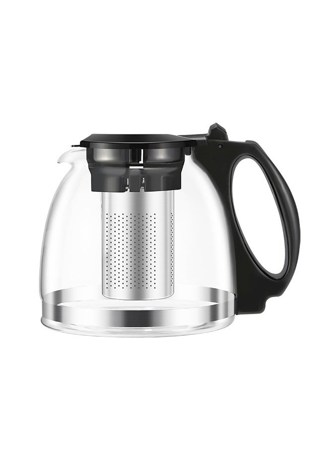 LAC - Glass Electric Kettle 2-in-1 Hot Water Boiler 2.2liter kettle capacity/0.8L teapot capacity, Warming Function Energy and Keeps the Water, 360° Rotating Base 1500W Free Water Heater Kettle for Coffee & Tea Maker - Image 1